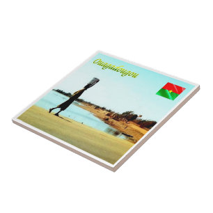 zBF008 OUAGADOUGOU, Burkina Faso Tegeltje
