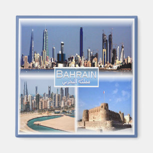 zBH012 BAHRAIN, Manama, Arad Fort, Azië, Fridge Magneet
