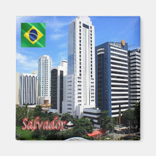 zBR015 SALVADOR, Brazilië, Skycrapers, Fridge Magneet