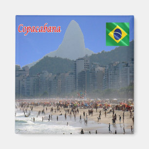 zBR040 COPACABANA, Rio de Janeiro, Brazilië, Fridg Magneet
