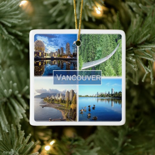 zCA008 VANCOUVER mosaic, Canada, Amerika, Keramisch Ornament (Boom)