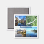 zCA008 VANCOUVER mozaïek, Canada, Amerika, Fridge Magneet (Voorkant / Achterkant)