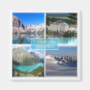 zCA011 CANADIAN ROCKIES, Mosaic, Canada, Fridge Magneet