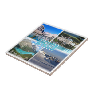 zCA011 CANADIAN ROCKIES, Mozaïek, Canada, Tegeltje