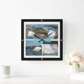 zCA012 NIAGARA-HERFSTEN van de Rainbow-brug, Vierkante Klok (Huis)