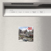 zCA024 MONTREAL Panorama, Canada, Fridge Magneet (Insitu (Vaatwasser))