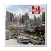 zCA024 MONTREAL Panorama, Canada, Tegeltje (Voorkant)