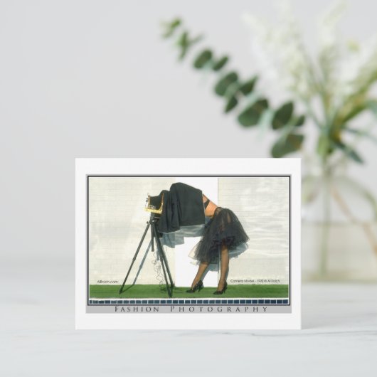 ZCameraModel Briefkaart (Staand voorkant)