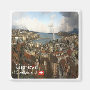 ZCH010 GENÈVE Zwitserland - Fridge Magnet Magneet
