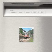zCH019 THE GOTTHARD RAILWAY Swiss - Fridge Magnet (In Situ (Lave-vaisselle))