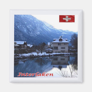 zCH025 INTERLAKEN Suisse - Aimant frigo
