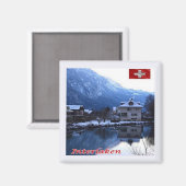 zCH025 INTERLAKEN Zwitserland - Fridge Magnet Magneet (Voorkant / Achterkant)