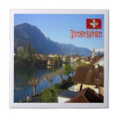 zCH026 INTERLAKEN Zwitserland - Tegeltje (Voorkant)