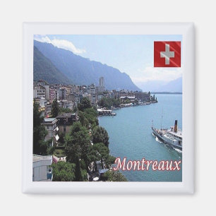 zCH030 MONTREAUX in Zwitserland - Fridge Magnet Magneet