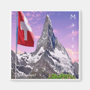 zCH031 CERVINO Zwitserland, Koelkastmagneet Magneet