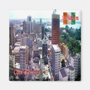 zCI003 ABIDJAN, IVORY COAST, Africa, Fridge Magneet