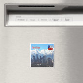 zCL018 SANTIAGO Skyline, Amerika, Fridge Magnet Magneet (Insitu (Vaatwasser))