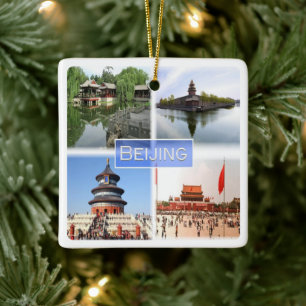 zCN008 BEIJING, China, Souvenir, Keramisch Ornament