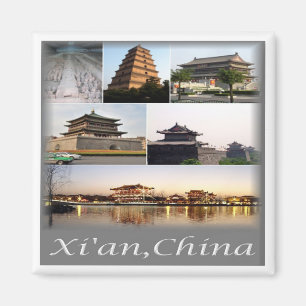zCN014 XIAN CHINA & TERRACOTTA ARMY, Asia, Fridge Magneet
