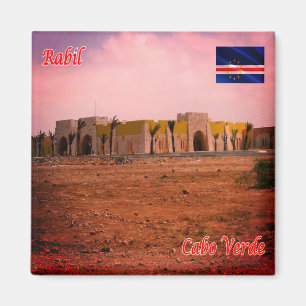 zCV016 RABIL Airpor, Kaapverdië, Afrika, Fridge Magneet