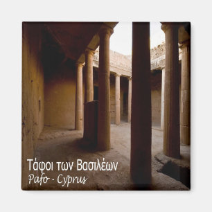 ZCY021 DE GRAVEN VAN DE KONINGEN, Cyprus, koelkast Magneet