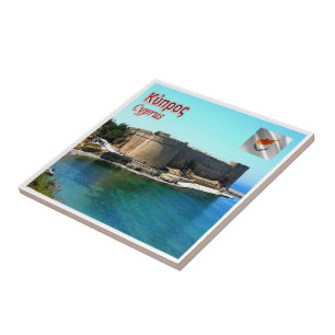 zCY024 KYRENIA CASTLE Cyprus, Tegeltje