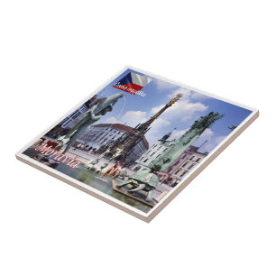 zCZ014 MORAVIA Tsjechië, Tegeltje