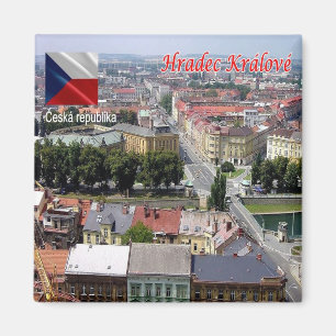 zCZ020 HRADEC KRÁLOVÉ Tsjechië, koelkast Magneet