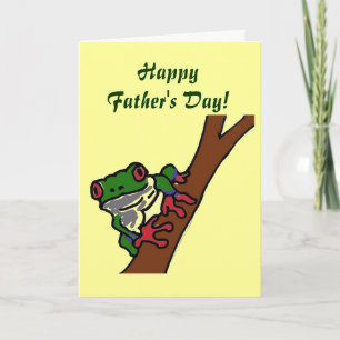 ZD- Happy Vaderdag! Kikkerkaartje Kaart