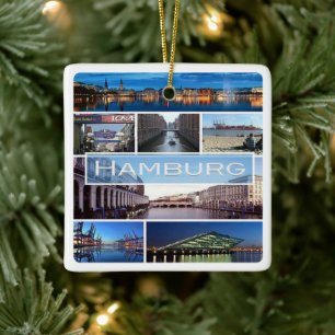 zDE003 mozaïek van HAMBURG in Duitsland in Europa, Keramisch Ornament