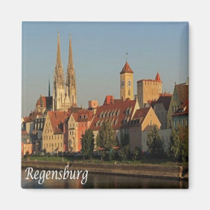 zDE007 REGENSBURG Duitsland, koelkast Magneet