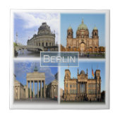 zDE018 BERLIN Duitsland, Tegeltje (Voorkant)