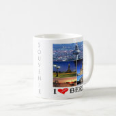 zDE020 BERLIN I-GRAAD Duitsland, koffie-Mok Koffiemok (Voorkant rechts)