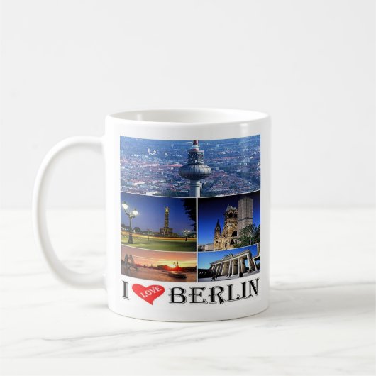 zDE020 BERLIN I-GRAAD Duitsland, koffie-Mok Koffiemok (Links)