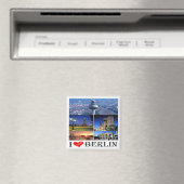 zDE020 BERLIN I LIEFT Duitsland, Fridge Magnet Magneet (Insitu (Vaatwasser))