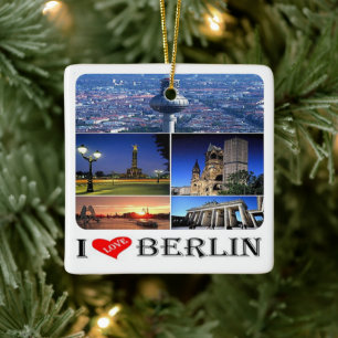 zDE020 BERLIN I LIEFT VAN Duitsland, Keramisch Ornament
