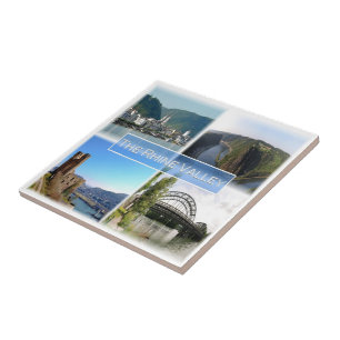 zDE032 HET RIJNDAL Duitsland, Tegeltje