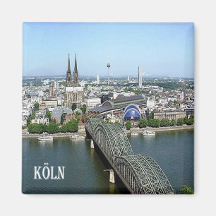 ZDE078 KÖLN COLONIA Duitsland, Koelkast Magneet
