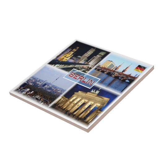 zDE090 BERLIN Bikini Haus Oberbaum, Tegeltje (Zijkant)