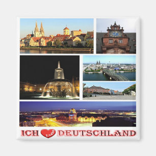 zDE099 DUITSLAND I LIEFT VAN - Fridge Magneet