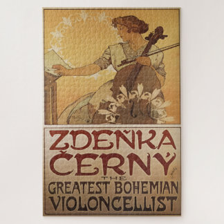 Zdenka Černý door Alphonse Mucha Legpuzzel