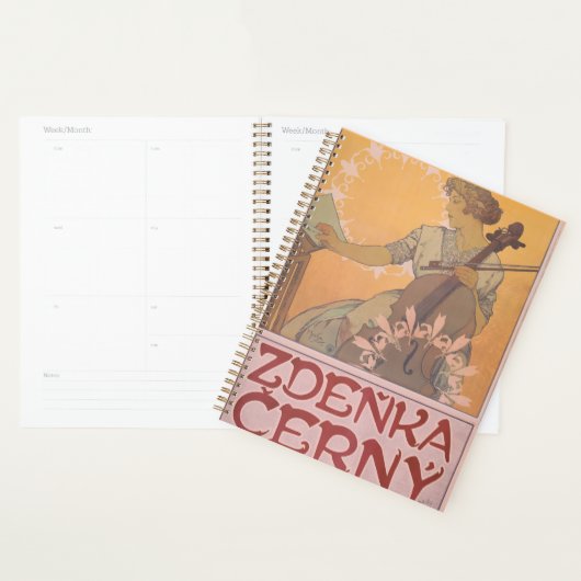 Zdenka Cerny poster by Alphonse Mucha (Devant avec enveloppe)