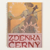 Zdenka Cerny poster by Alphonse Mucha  Planner (Voorkant)
