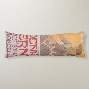 Zdenka Cerny poster van Alphonse Mucha Lichaamskussen