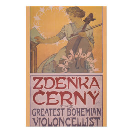 Zdenka Cerny poster van Alphonse Mucha Perfect Poster