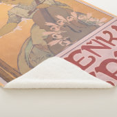 Zdenka Cerny poster van Alphonse Mucha Sherpa Deken (3/4)