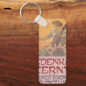 Zdenka Cerny poster van Alphonse Mucha Sleutelhanger (Voorkant)