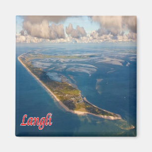 zDK012 LANGLI Frisian Islands Denmark - Fridge Magneet