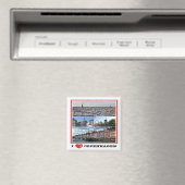 zDK014 COPENHAGEN KOPENHAGEN I Love, Fridge Magnet Magneet (Insitu (Vaatwasser))