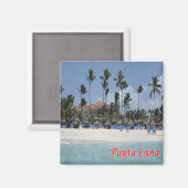 zDO016 PUNTA CAN, Dominicaanse Republiek, Fridge Magneet (Voorkant / Achterkant)